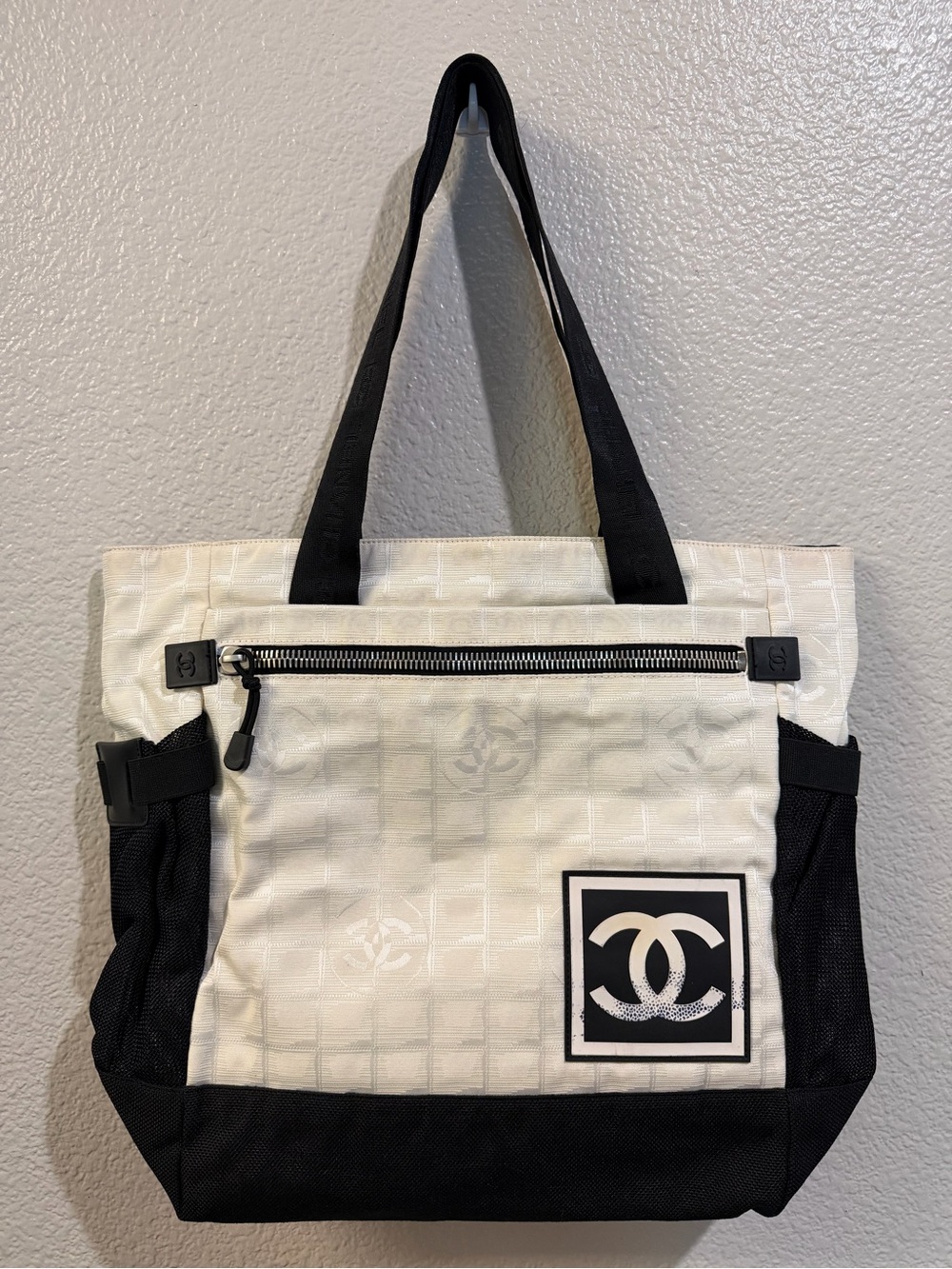 Chanel Sport Line Canvas Tote Bag